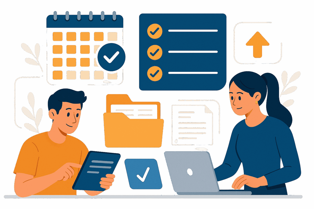 Técnicas de organização digital para produtividade no dia a dia.